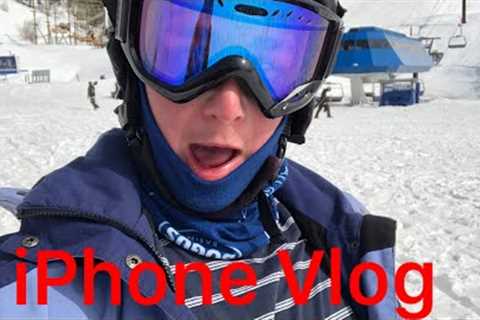 iPhone snowboard vlog