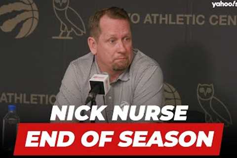 Nick Nurse gets questioned about comments on coaching future