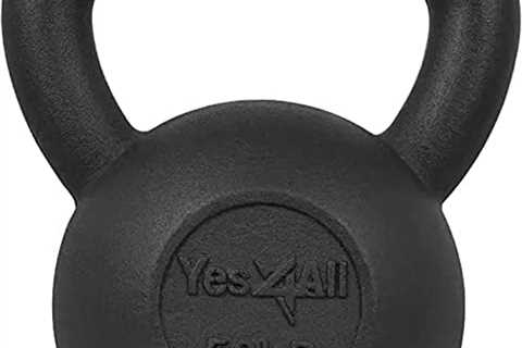 Yes4All KYN8 Solid Cast Iron Kettlebell Weights Set â Great for Full Body Workout and Strength..