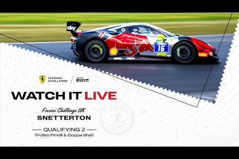 Ferrari Challenge UK - Snetterton Qualifying 2 Trofeo Pirelli & Coppa Shell