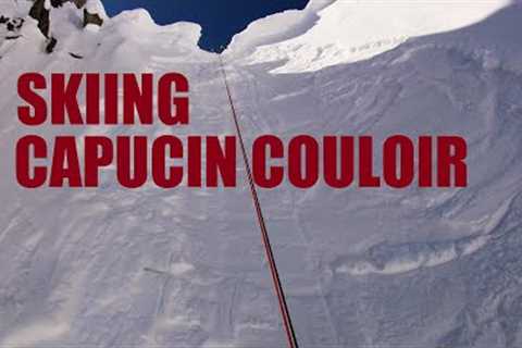 Capucin Couloir - Steep Skiing and an exercise in survival!