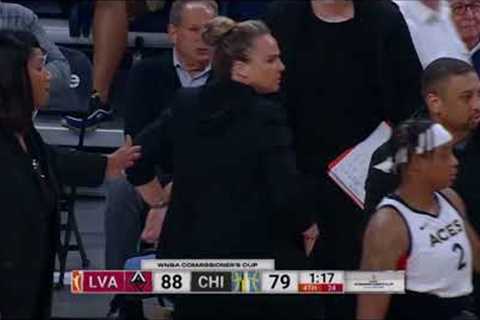 Becky Hammon GOES BERSERK After Refs Don''t Call A Foul For A''ja Wilson, Then Candace Parker Hits..