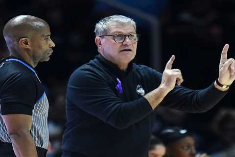 UConn coach Geno Auriemma slams refereeing in rivalry game