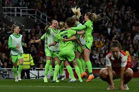 Wolfsburg beat Arsenal to reach Women’s Champions League final