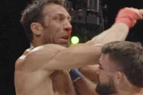 Video: Brutal replay shows Mike Perry punch that sent Luke Rockhold’s tooth flying at BKFC 41