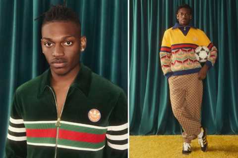 VIDEO: AC Milan star Rafael Leao Model for Adidas Originals x Gucci collection