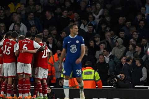 Chelsea ‘pathetic’ and a ‘complete embarrassment’ as Arsenal smash three past them in 34 minutes