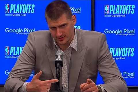 Nikola Jokic Talks Game 2 Win vs Suns, Postgame Interview