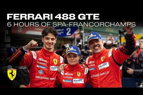 Ferrari 488 GTE | 6 Hours of Spa-Francorchamps: Ferrari 488 GTE wins at Spa, L.Wadoux makes history