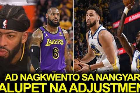 Malupet na adjustment ng Warriors! Anthony Davis nagpaliwanag | Lakers vs Warriors Game 2 Playoffs