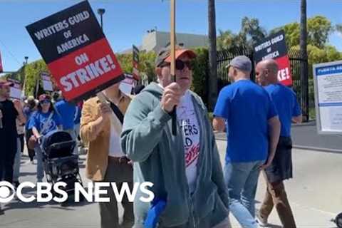 Day two of Hollywood writers' strike is underway