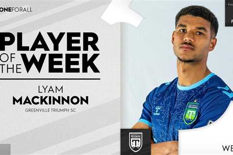 Two goal contributions for the first-year pro 🇨🇭 | Lyam MacKinnon | USL League One Player of the W