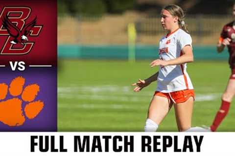 Boston College vs. Clemson Full Match | 2022 ACC Women''s Soccer