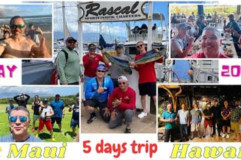 5 Days Trip in Maui Hawaii| Island Tour and Deep Sea Fishing.