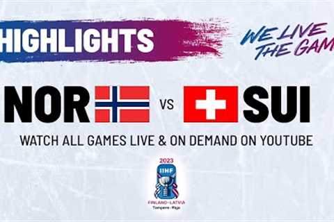 Game Highlights | Norway vs. Switzerland | 2023 #IIHFWorlds