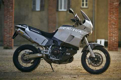 Lucky Explorer: A Cagiva Elefant with a Ducati 1098 engine