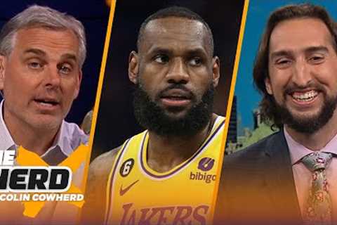 LeBron, Lakers face Nuggets in Gm 1, Nick on Monty Williams firing, LeBron’s legacy | NBA | THE HERD