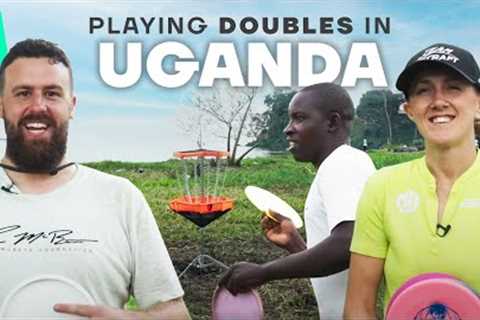 Chandler Fry and Missy Gannon take on the Katosi Winners Disc Golf Course in Uganda | Jomez