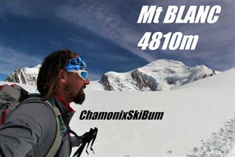 SKIING MT BLANC - GRANDS MULETS and DOME du GOUTER North Ridge