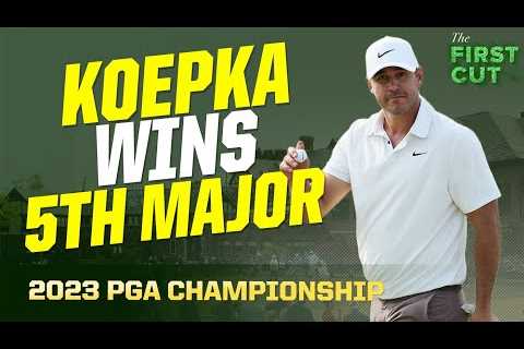 Brooks Koepka Captures 5th Major - 2023 PGA Championship Final Round Recap | The First Cut Podcast