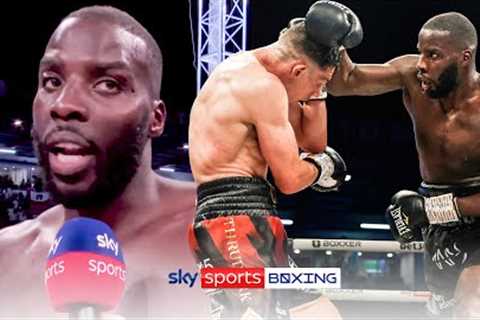 Lawrence Okolie reacts to his DEFEAT to Chris Billam-Smith