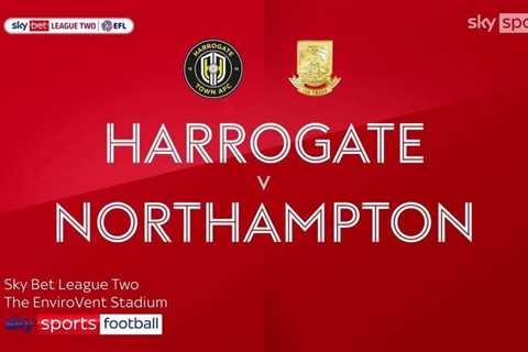 Harrogate hit back to hold Northampton