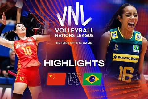 CHN vs.  BRA – Highlights Week 1 | Women’s VNL 2023