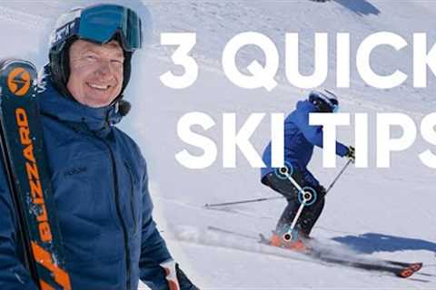 HOW TO Improve Your Skiing With 3 SIMPLE TIPS