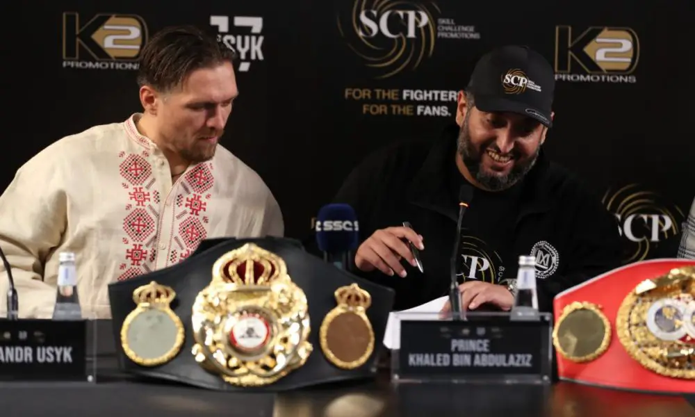 Oleksandr Usyk Aligns With Saudi Arabian Promotion