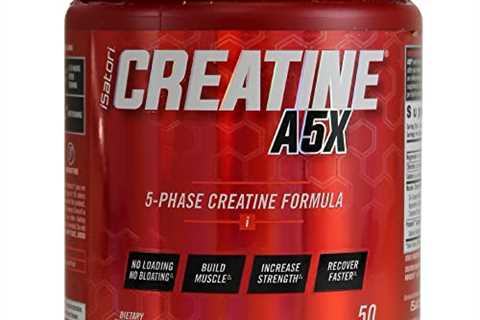 iSatori Creatine A5X Advanced 5-Phase Creatine Monohydrate Powder for Muscle Growth, Strength..