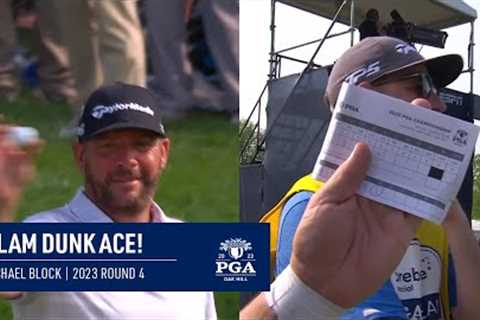 HOLE-IN-ONE for Michael Block! | 2023 PGA Championship