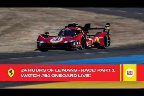 Ferrari Hypercar | Onboard the #51 LIVE race action at 24 Hours of Le Mans 2023 | FIA WEC