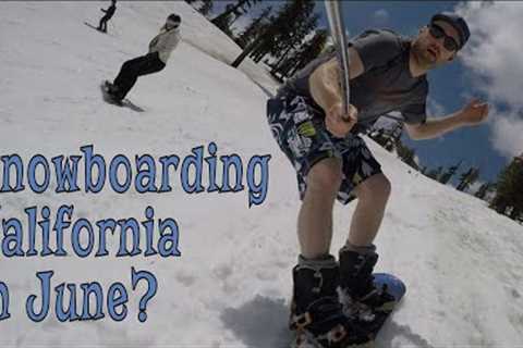 Snowboarding California In June🏂🏖🌞