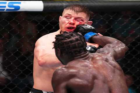 UFC fighter Marvin Vettori’s face left unrecognisable after brutal battering by Jared Cannonier at..