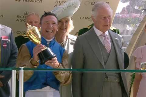 Emotional Frankie Dettori brings the house down at Ascot as he wins his final ever Gold Cup on..