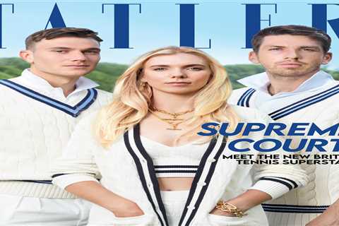 British stars Katie Boulter, Cameron Norrie and Jack Draper pose in tennis whites for Tatler..