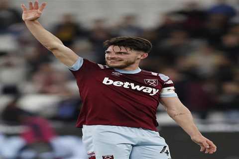 Man City’s £90m transfer bid for Declan Rice REJECTED as Arsenal plan to go back in with THIRD..