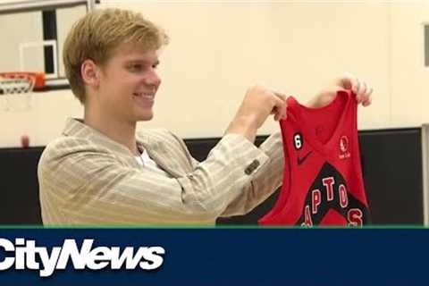 Raptors first-round draft pick Gradey Dick says he hit the jackpot