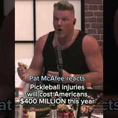 Pickleball injuries will cost $400 MILLION to Americans this year