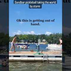 You can play pickleball ANYWHERE, 4th of July edition