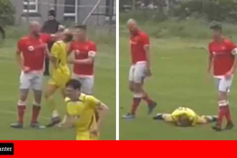 Video emerges of player punching opponent in off-the-ball incident during pre-season friendly