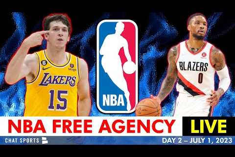 NBA Free Agency LIVE Day 2 2023 - Damian Lillard Trade WATCH, D''Angelo Russell Re-Signs