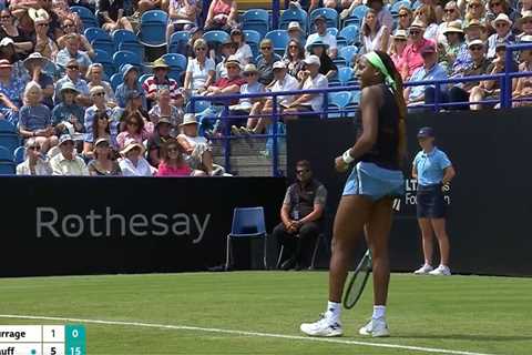 Wimbledon star Coco Gauff ‘laughed at’ by a SEAGULL after gaffe during match