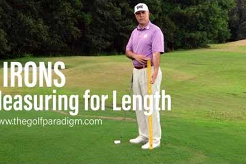 CLUBFITTING | Are Your Irons the Correct Length? | The Golf Paradigm