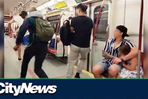 ON CAM: TTC riders react to violent daytime stabbing on subway