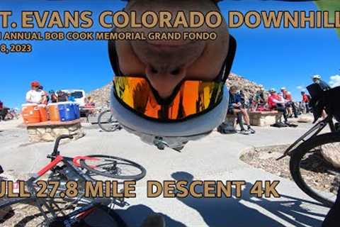 FULL MOUNT EVANS COLORADO DOWNHILL