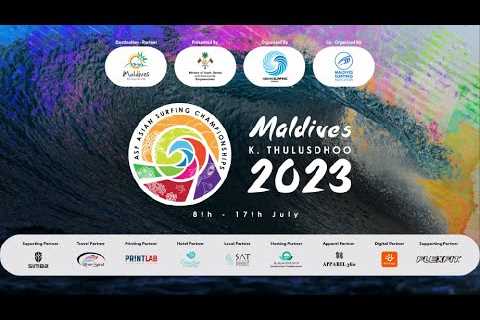 Day 4 Asian Surfing Championships 2023, Kaafu. Thulusdhoo, Maldives