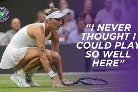 Marketa Vondrousova on fighting throughout Quarter-Finals | Wimbledon 2023