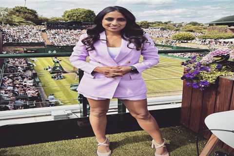 BBC presenter’s bold outfit at Wimbledon leaves fans swooning as they say ‘you are a breath of a..