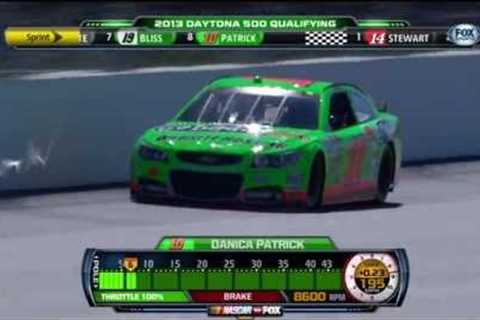 Danica Patrick qualifies in pole position for the 2013 Daytona 500